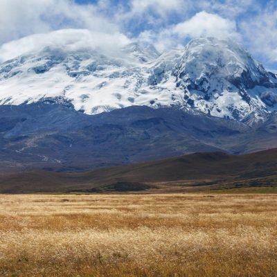 Beautiful Antisana volcano in Ecuador, South America